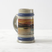 CHOPE À BIÈRE PINK MOUNTAINS LAC ALPINE SUNSET PAYSAGE (Devant gauche)