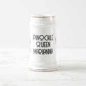 Chope à bière Pinochle Queen (Centre)