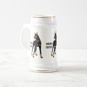 Chope À Bière pinscher de dobermann (Devant gauche)