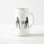 Chope À Bière pinscher de dobermann (Devant droit)