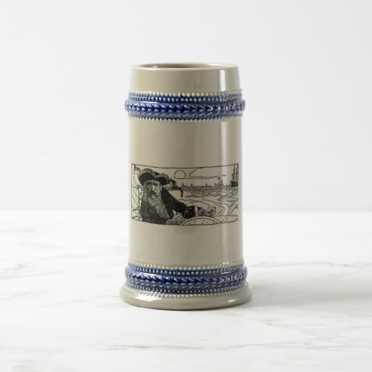 Chope À Bière Pirate Capitaine Stein (Centre)