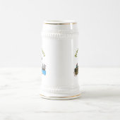 Chope À Bière Pirate féminine noire (Centre)