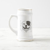 Chope À Bière Pitbull Love Stein (Gauche)