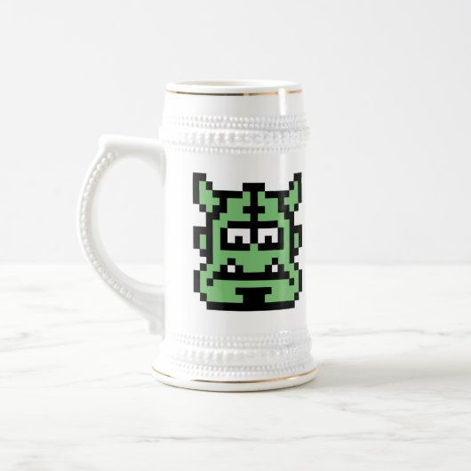 Chope À Bière Pixel Ogre (Gauche)