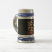 Chope À Bière Plan de retraite Ukulele Drôle (Devant gauche)