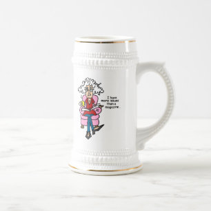 Chope À Bière Plus de numéros qu'un Humour de magazine