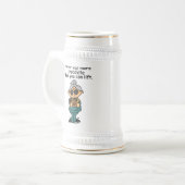 Chope À Bière Plus d'Humours au chocolat (Devant gauche)