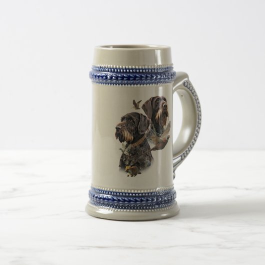 Chope À Bière Pointer à poil dur allemand (Devant droit)
