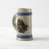 Chope À Bière Pointeur à poils durs Griffon, Chasse à la bécasse (Devant gauche)