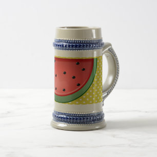 Chope À Bière Points Watermelon et Polks
