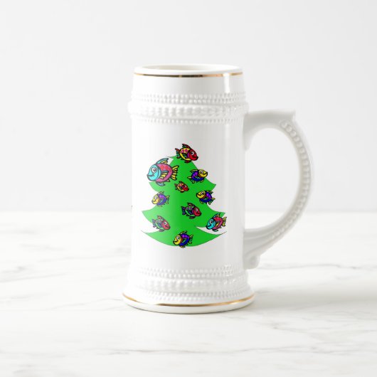 Chope À Bière poissons à l'arbre de Noël (Droite)