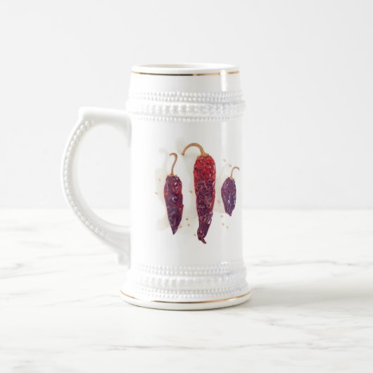 Chope À Bière POIVRONS Stein (Gauche)