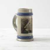 Chope À Bière Portrait de Lion (Devant gauche)