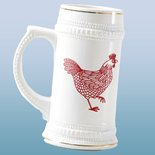 Chope À Bière Poulets