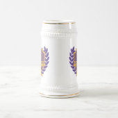 Chope À Bière Pourpre et or de Stein (Centre)