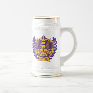 Chope À Bière Pourpre et or de Stein