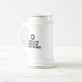 Chope À Bière Poursuite du bonheur (Devant gauche)