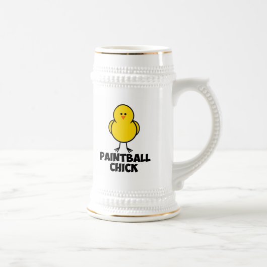 Chope À Bière Poussin de Paintball (Droite)