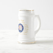 Chope À Bière Préambule de la Constitution (Devant droit)