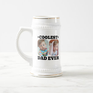 Chope À Bière Première Fête des Pères Papa le Plus Cool Bébé Pho