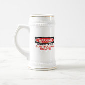 Chope À Bière Prenez garde du Kelpie australien (Gauche)