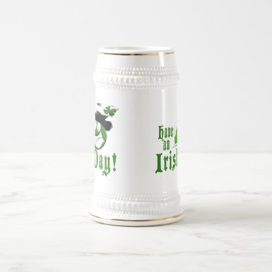 Chope À Bière Prenez une journée irlandaise Stein (Centre)