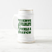 Chope À Bière Préserver le pickat sauvage un squatch (Devant gauche)