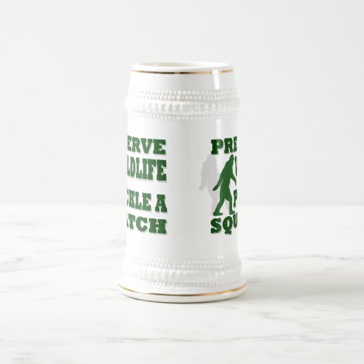 Chope À Bière Préserver le pickat sauvage un squatch (Centre)