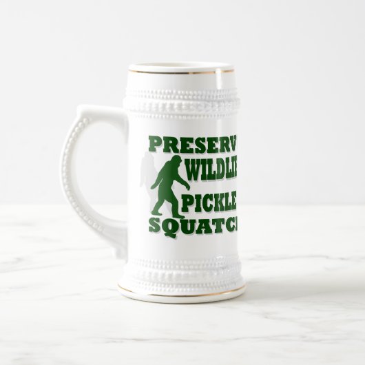 Chope À Bière Préserver le pickat sauvage un squatch (Gauche)