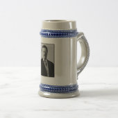 Chope À Bière Président Theodore Roosevelt Portrait Beer Stein (Devant droit)
