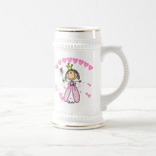 Chope À Bière Princesse de coeurs