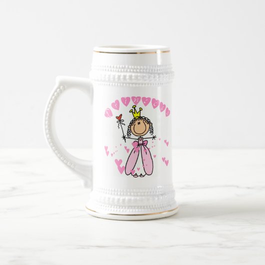Chope À Bière Princesse de coeurs (Gauche)