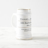 Chope À Bière Prix du champion des fléchettes ou trophée des flé (Devant gauche)