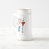 Chope À Bière Professeur de Musique (Devant gauche)