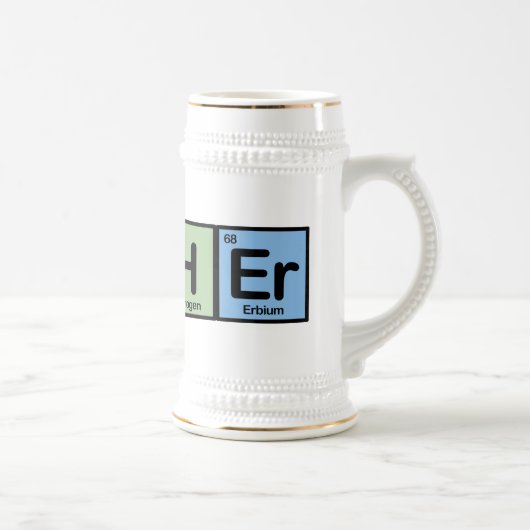 Chope À Bière Professeur fait d'éléments (Droite)