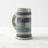 Chope À Bière Profitez de votre retraite - (Devant gauche)