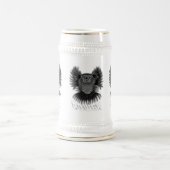 Chope À Bière Puissance noir et blanc (Centre)