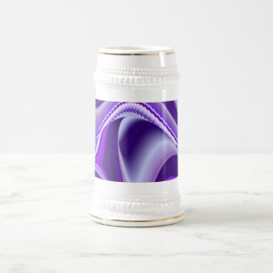 Chope À Bière Purple Dream, Imaginaire Abstrait Rainbow-Art