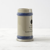 Chope À Bière QR Code Business Logo Professionnel Noir Moderne (Centre)