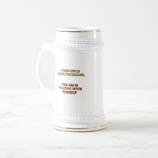 Chope À Bière Quand NPCs prennent des décisions (Devant gauche)