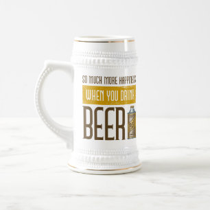 Chope À Bière Quand vous buvez de la bière