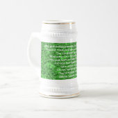 Chope À Bière Que vos matins apportent joie et vos soirées (Devant gauche)