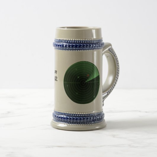Chope À Bière radar Beer stein (Devant droit)