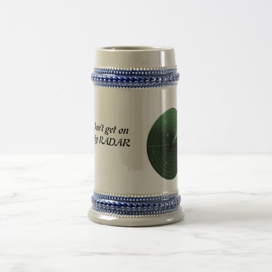 Chope À Bière radar Beer stein (Centre)