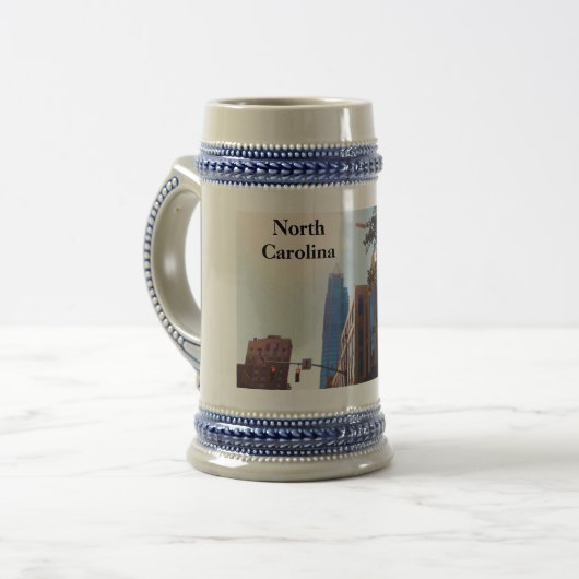Chope À Bière RALEIGH, NORTH CAROLINA stein (Devant gauche)