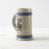 Chope À Bière Raton laveur ivre (Devant gauche)