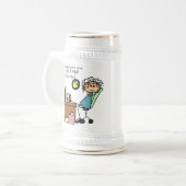 Chope À Bière Redressez la première fois l'humour (Devant gauche)