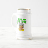 Chope À Bière Retiré à un patron (2) (Devant gauche)