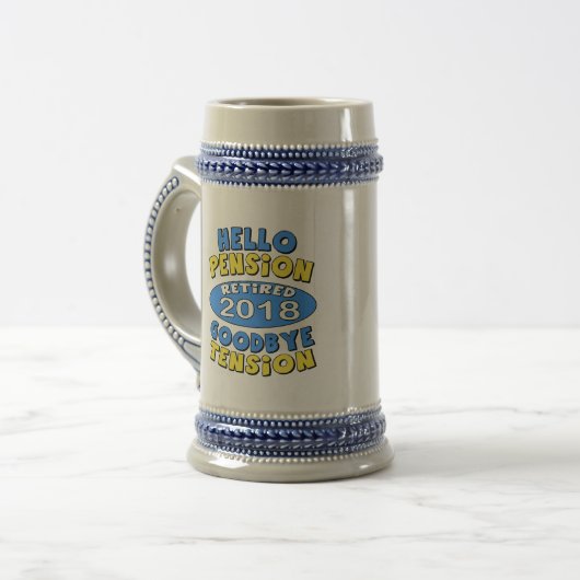 Chope À Bière Retraite 2018 (Devant gauche)