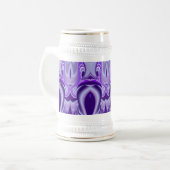 Chope À Bière Rêves de fleurs violettes (Devant gauche)